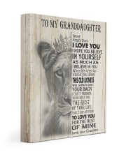 I LOVE YOU - SPECIAL GIFT FOR GRANDDAUGHTER 11x14 Gallery Wrapped Canvas Prints front
