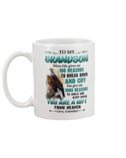 YOU ARE A GIFT - LOVELY GIFT FOR GRANDSON Mug back