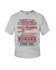 I'M JUST SPOILDED CHILD - BEST GIFT FOR GRANDSON Youth T-Shirt front