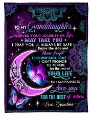 I PRAY YOU'LL BE SAFE - GIFT FOR GRANDDAUGHTER Small Fleece Blanket - 30" x 40" front