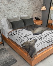 1 DAY LEFT - GET YOURS NOW Large Sherpa Fleece Blanket - 60" x 80" aos-sherpa-fleece-blanket-lifestyle-front-04