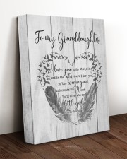 SPECIAL CANVAS FOR YOUR GRANDDAUGHTER 11x14 Gallery Wrapped Canvas Prints aos-canvas-pgw-11x14-lifestyle-front-17
