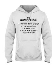 THE NANOO CODE - BEDTIME IS WHENEVER Hooded Sweatshirt tile