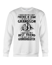 I Asked God For A Best Friend - Great Gift For Grandma Crewneck Sweatshirt tile