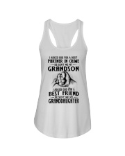 I Asked God For A Best Friend - Great Gift For Grandma Ladies Flowy Tank tile