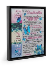 YOU ARE MY SUNSHINE - BEST GIFT FOR GRANDDAUGHTER 11x14 Black Floating Framed Canvas Prints thumbnail