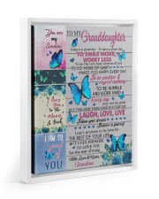 YOU ARE MY SUNSHINE - BEST GIFT FOR GRANDDAUGHTER 11x14 White Floating Framed Canvas Prints thumbnail