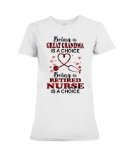 IS A CHOICE - PERFECT GIFT FOR NURSE Premium Fit Ladies Tee tile