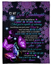 DEEP IN YOUR HEART - BEST GIFT FOR GRANDDAUGHTER Small Fleece Blanket - 30" x 40" front