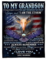 I LOVE YOU - AMAZING GIFT FOR GRANDSON Small Fleece Blanket - 30" x 40" front