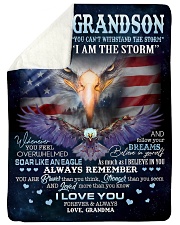 I LOVE YOU - AMAZING GIFT FOR GRANDSON Sherpa Fleece Blanket tile