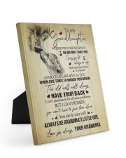 I BELIEVE IN YOU - LOVELY GIFT FOR GRANDDAUGHTER Easel-Back Gallery Wrapped Canvas tile
