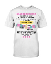LOTS OF LOVE - BEST GIFT FOR GRANDDAUGHTER Classic T-Shirt tile