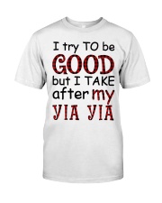 TRY TO BE GOOD - GIFT FOR GRANDKIDS Premium Fit Mens Tee tile