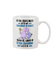 IF I'M SPOILED - GIFT FOR GRANDCHILDREN Mug tile