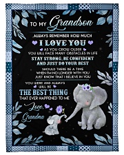 JUST DO YOUR BEST - LOVELY GIFT FOR GRANDSON Small Fleece Blanket - 30" x 40" front