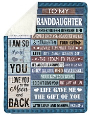 ENJOY THE RIDE - BEAUTIFUL GIFT TO GRANDDAUGHTER Sherpa Fleece Blanket tile
