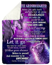 BELIEVE IN YOURSELF - TO GRANDDAUGHTER FROM GRANDM Sherpa Fleece Blanket tile