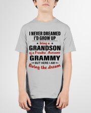 LIVING THE DREAM - BEST GIFT FOR GRANDSON Youth T-Shirt garment-youth-tshirt-front-01