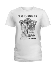 I LOVE YOU - LOVELY GIFT FOR GRANDDAUGHTER Ladies T-Shirt tile
