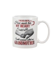 NEVER KNEW HOW MUCH LOVE MY HEART - GRANDMOTHER Mug tile