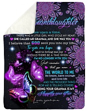 THE WORLD TO ME - FROM GRANMA TO GRANDDAUGHTER Sherpa Fleece Blanket tile