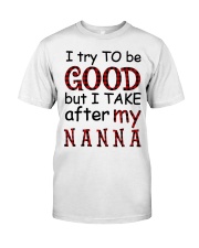 TRY TO BE GOOD - GIFT FOR GRANDKIDS Premium Fit Mens Tee tile