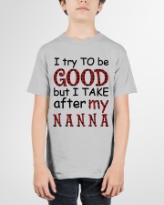 TRY TO BE GOOD - GIFT FOR GRANDKIDS Youth T-Shirt garment-youth-tshirt-front-01