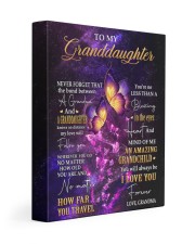 I LOVE YOU - BEST GIFT FOR GRANDDAUGHTER 11x14 Gallery Wrapped Canvas Prints front