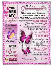 YOU ARE MY SUNSHINE - GRANDDAUGHTER TO GRANDMA Small Fleece Blanket - 30" x 40" front
