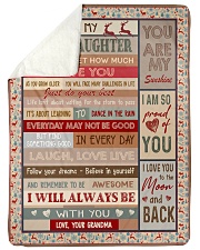 YOU ARE MY SUNSHINE - BEST GIFT FOR GRANDDAUGHTER Sherpa Fleece Blanket tile
