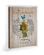 BELIEVE IN YOURSELF - BEST GIFT FOR GRANDDAUGHTER Floating Framed Canvas Prints White tile