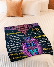 I LOVE YOU - MEANINGFUL GIFT FOR GRANDDAUGHTER Small Fleece Blanket - 30" x 40" aos-coral-fleece-blanket-30x40-lifestyle-front-01