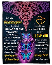 I LOVE YOU - MEANINGFUL GIFT FOR GRANDDAUGHTER Small Fleece Blanket - 30" x 40" front