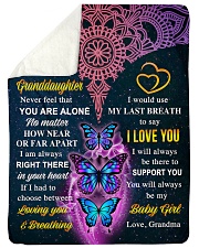 I LOVE YOU - MEANINGFUL GIFT FOR GRANDDAUGHTER Sherpa Fleece Blanket tile