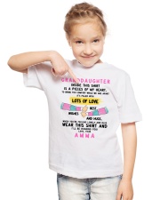 I'LL BE HUGGING YOU - BEST GIFT FOR GRANDDAUGHTER Youth T-Shirt lifestyle-youth-tshirt-front-2
