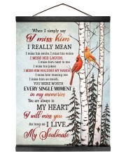 When I Simply Say I Miss Him Hanging Canvas tile