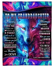 BIG HUG - LOVELY MESSAGE GIFT FOR GRANNAUGHTER Small Fleece Blanket - 30" x 40" front