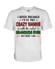 I Never Dreamed - Perfect Gift For Nannie V-Neck T-Shirt tile