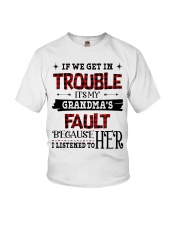 I LISTENED TO HER - LOVELY GIFT FOR GRANDDAUGHTER Youth T-Shirt front