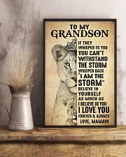 I AM THE STORM - BEST GIFT FOR GRANDSON 11x17 Poster lifestyle-poster-3