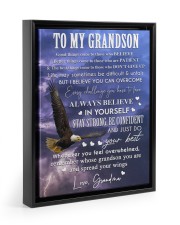 ALWAYS BELIEVE IN YOURSELF - GIFT FOR GRANDSON 11x14 Black Floating Framed Canvas Prints thumbnail