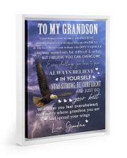 ALWAYS BELIEVE IN YOURSELF - GIFT FOR GRANDSON 11x14 White Floating Framed Canvas Prints thumbnail