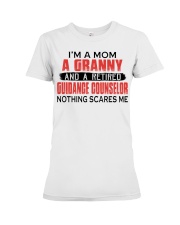 NOTHING SCARES ME - GIFT FOR GUIDANCE COUNSELOR Premium Fit Ladies Tee tile