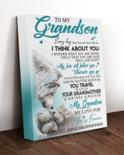 I THINK ABOUT YOU - BEST GIFT FOR GRANDSON 11x14 Gallery Wrapped Canvas Prints aos-canvas-pgw-11x14-lifestyle-front-17