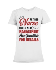 RETIRED NURSE - PERFECT GIFT FOR GRANDMA Premium Fit Ladies Tee tile