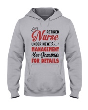 RETIRED NURSE - PERFECT GIFT FOR GRANDMA Hooded Sweatshirt front