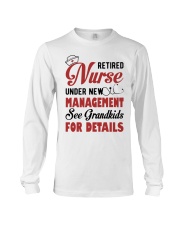 RETIRED NURSE - PERFECT GIFT FOR GRANDMA Long Sleeve Tee tile