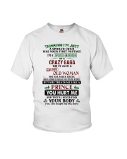 I'm A Spoiled Grandson Of A Crazy Gaga Youth T-Shirt tile