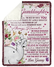 BELIEVE IN YOURSELF -TO GRANDDAUGHTER FROM GRANNY Sherpa Fleece Blanket tile